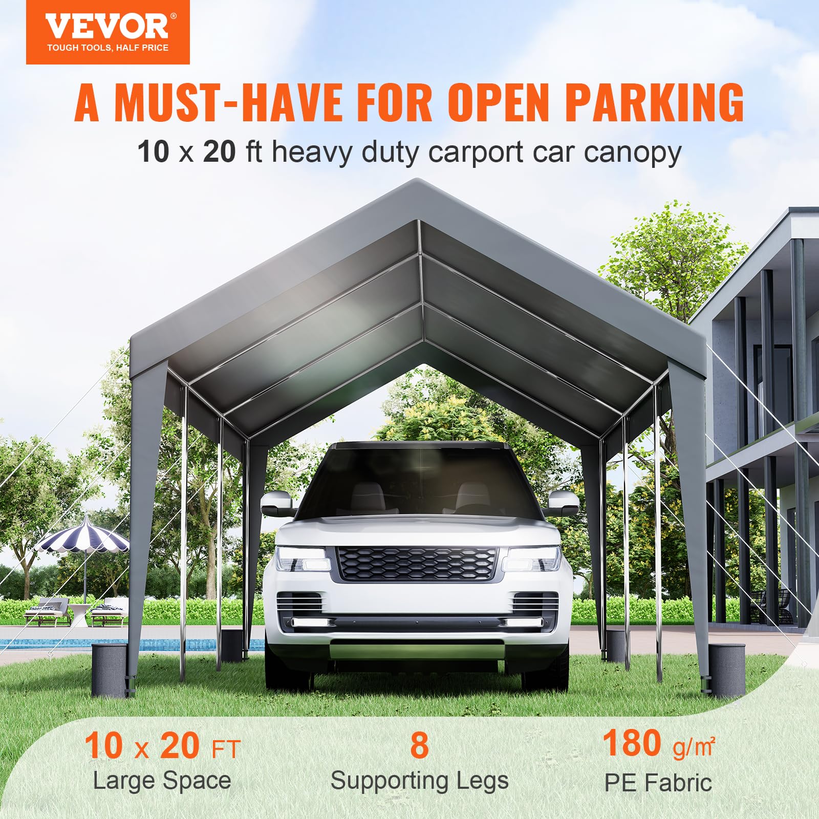 10x20 Ft VEVOR Heavy-Duty Carport