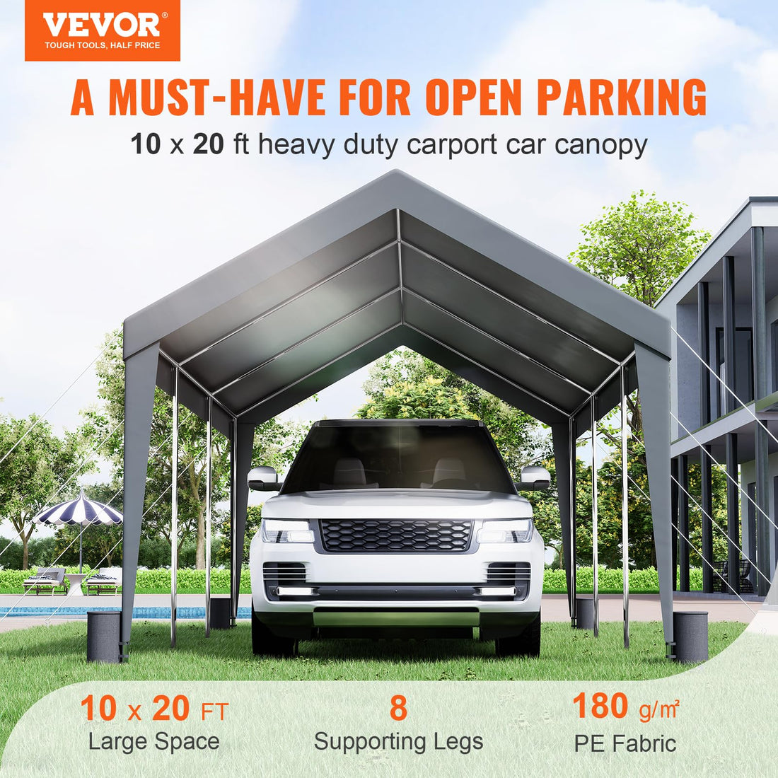 10x20 Ft VEVOR Heavy-Duty Carport