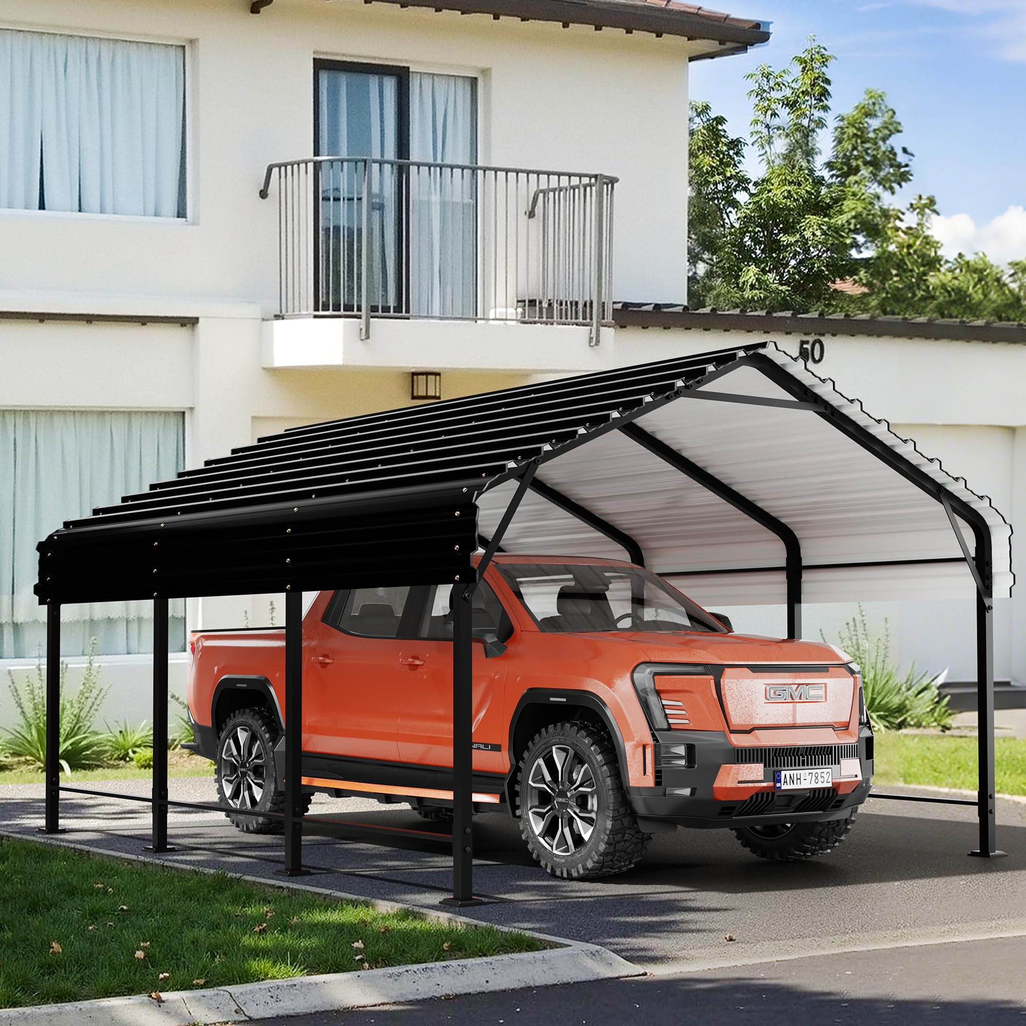 12x20 Ft Walsunny Heavy-Duty Carport