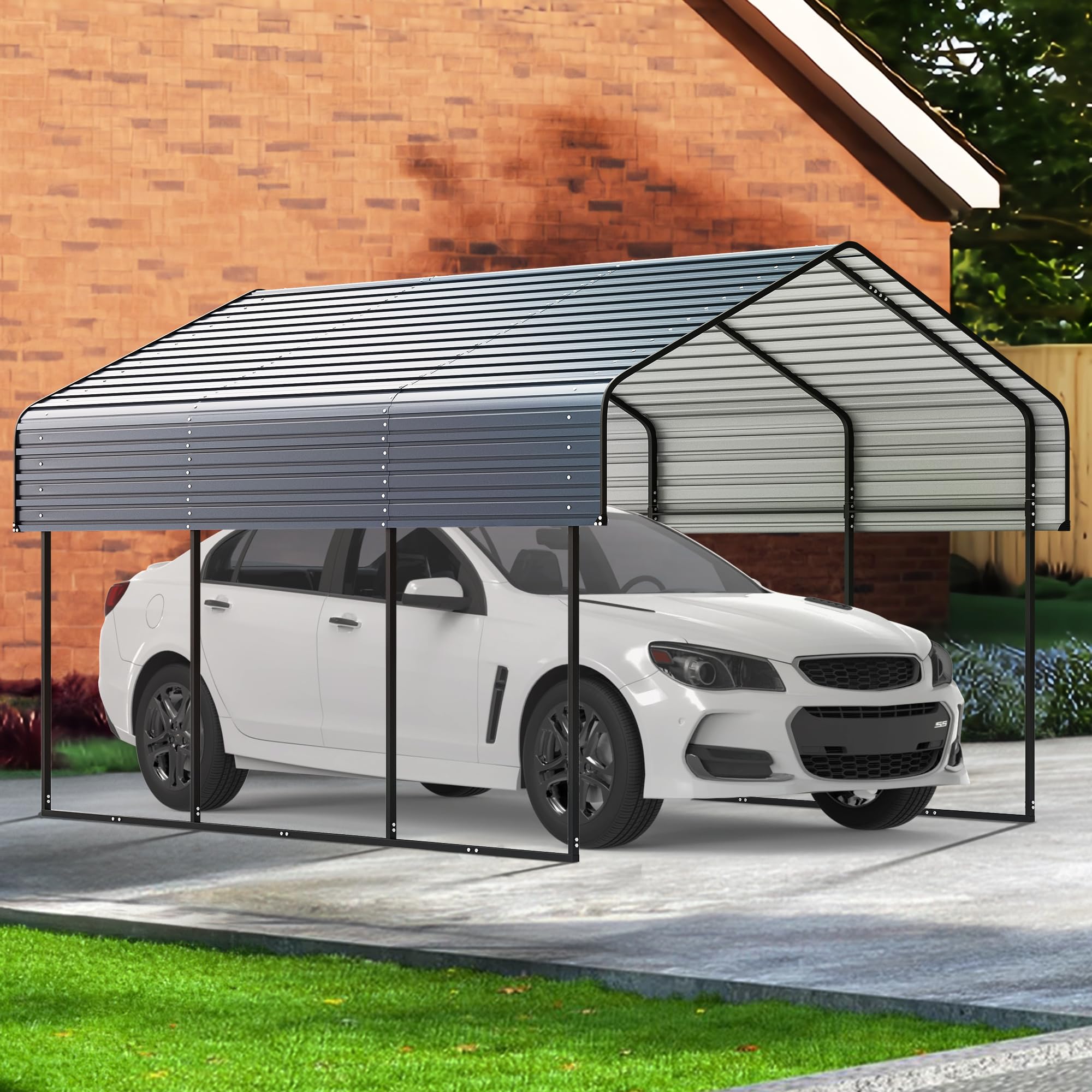 12x20 Ft Real Relax Heavy-Duty Carport