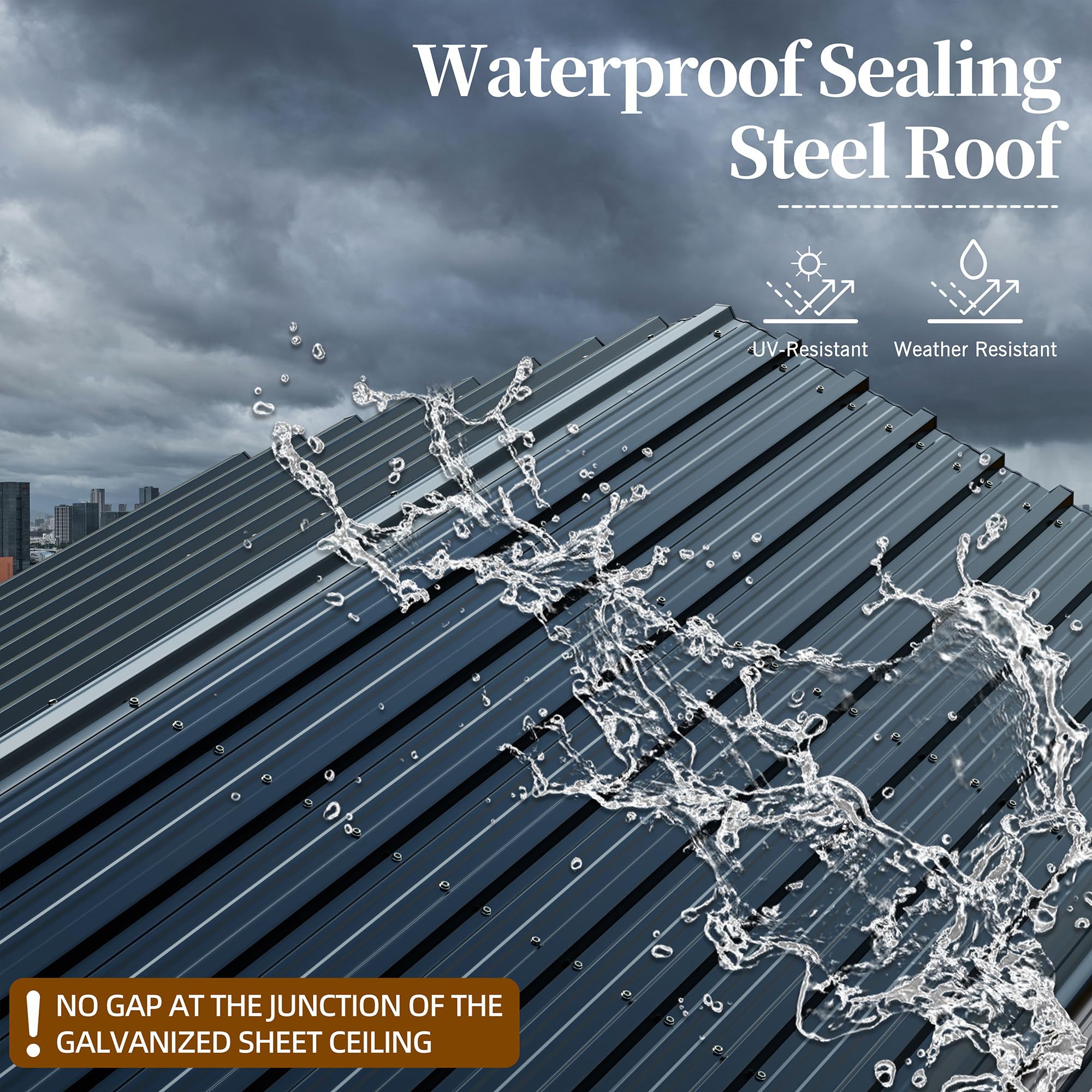 12x20 Ft Walsunny Heavy-Duty Carport