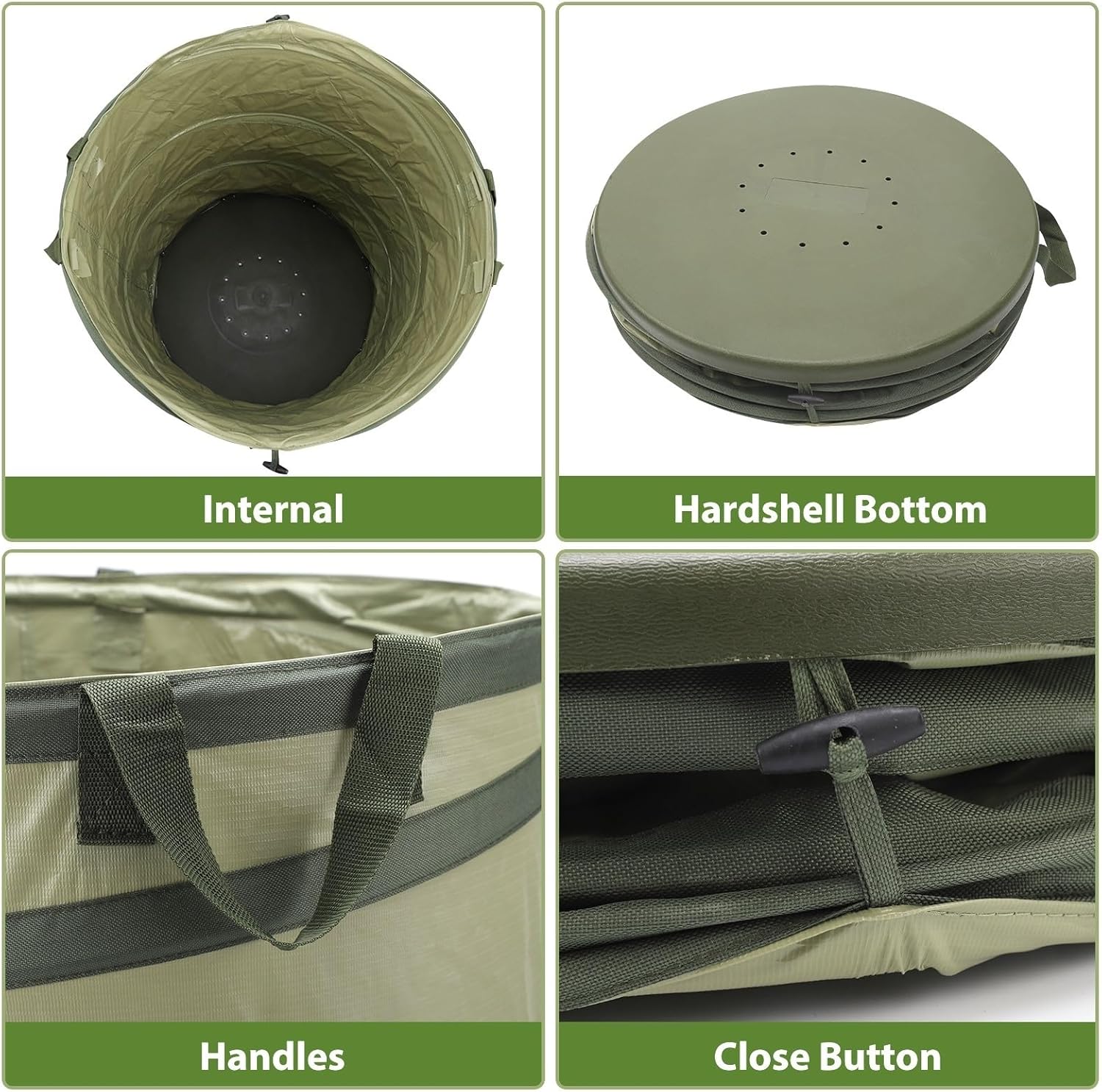 YUDI & GARDEN 45-Gallon Collapsible Garden Bag