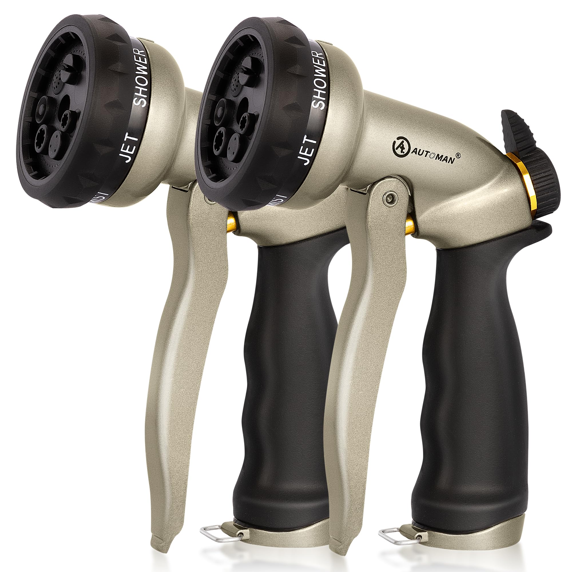 AUTOMAN Garden Hose Nozzle, 7-Pattern Spray