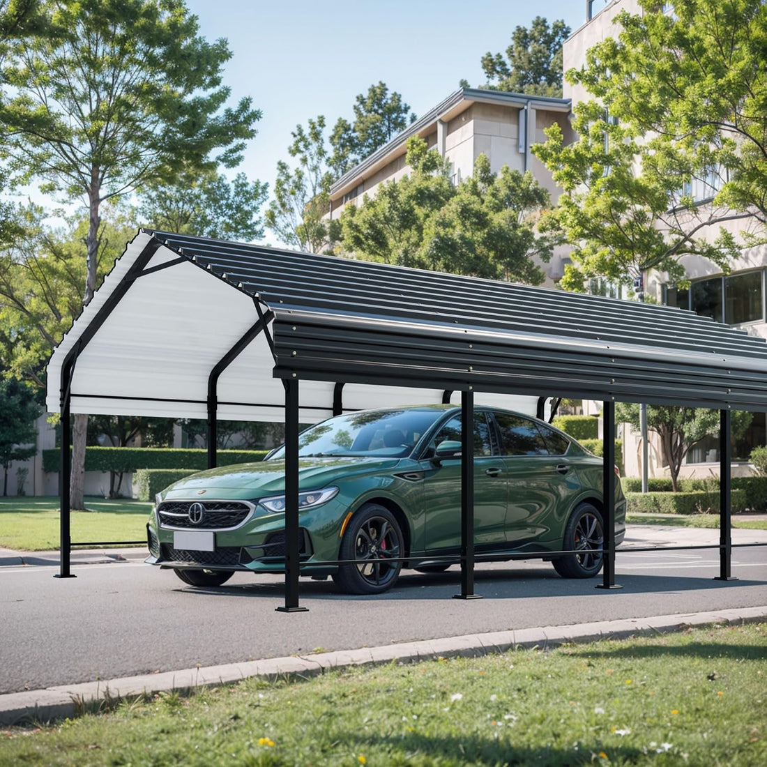 12x20 Ft Shintenchi Metal Carport