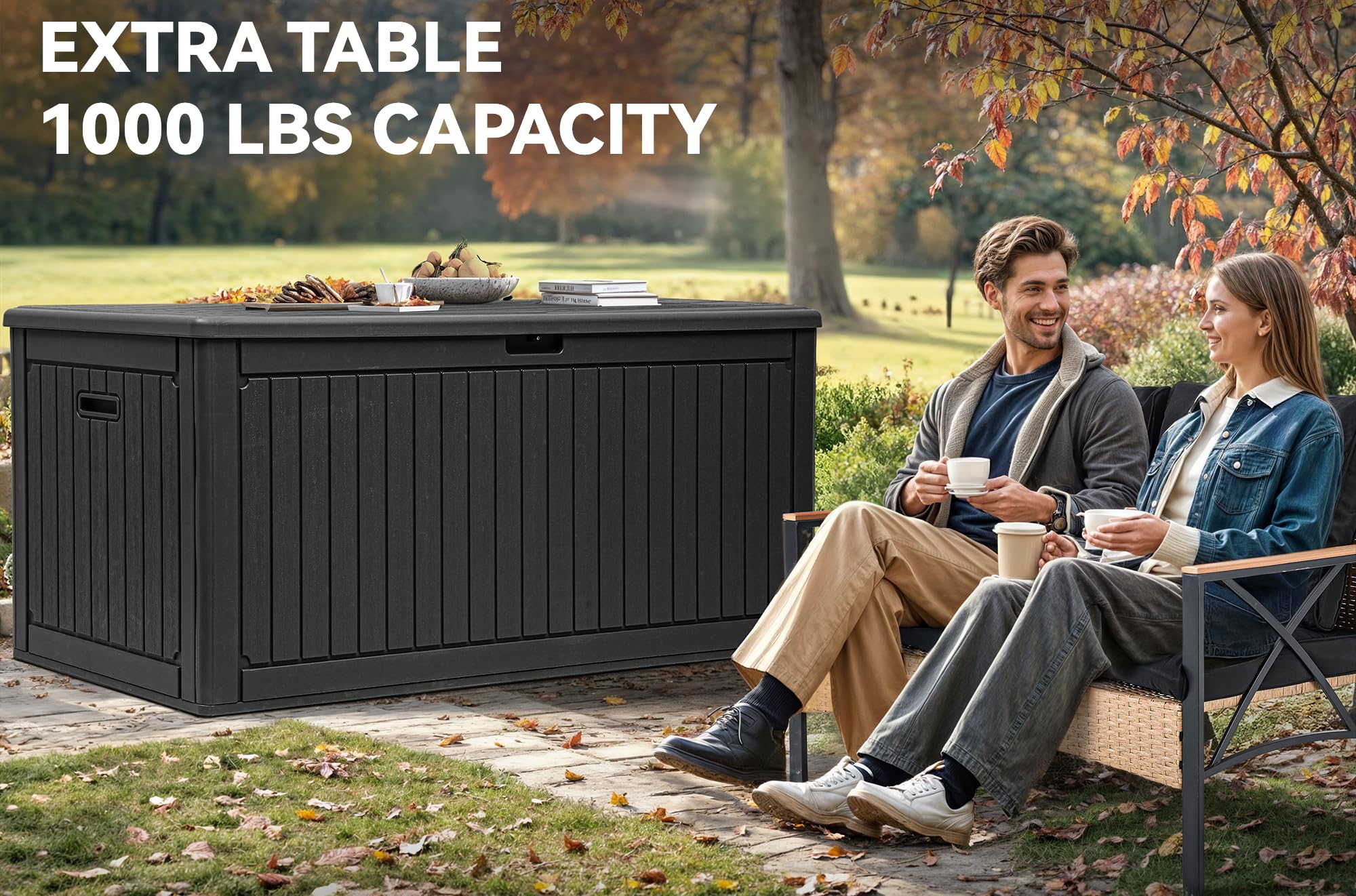 YITAHOME 260-Gallon Double-Wall Deck Box