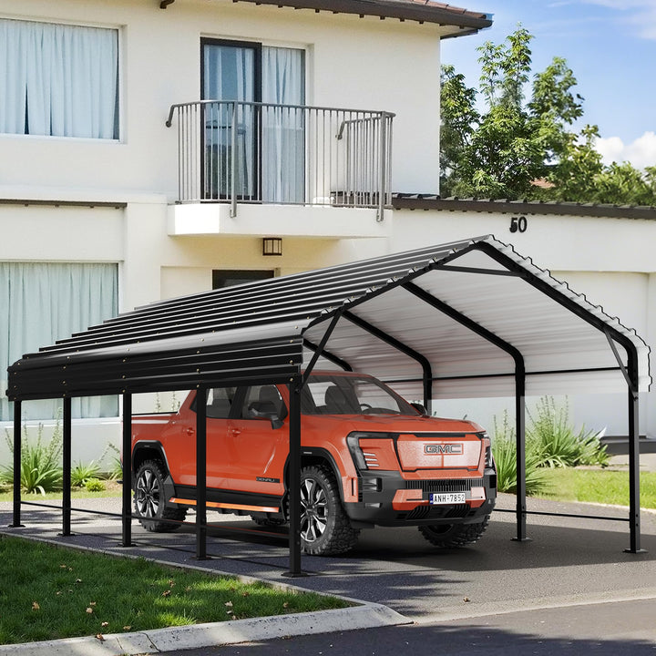 12x20 Ft Walsunny Heavy-Duty Carport
