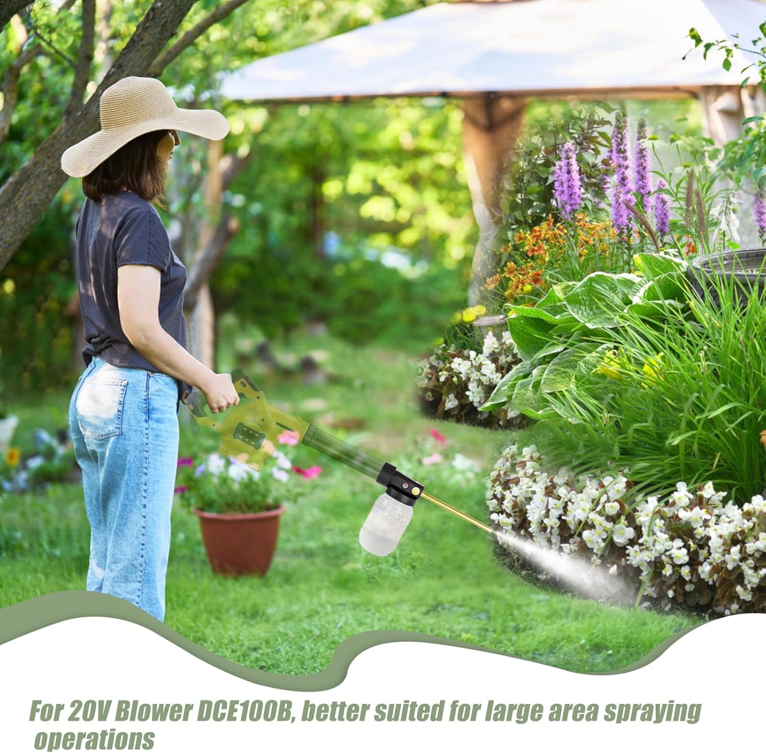 Diatomaceous Earth Duster for DeWalt 20V Blower