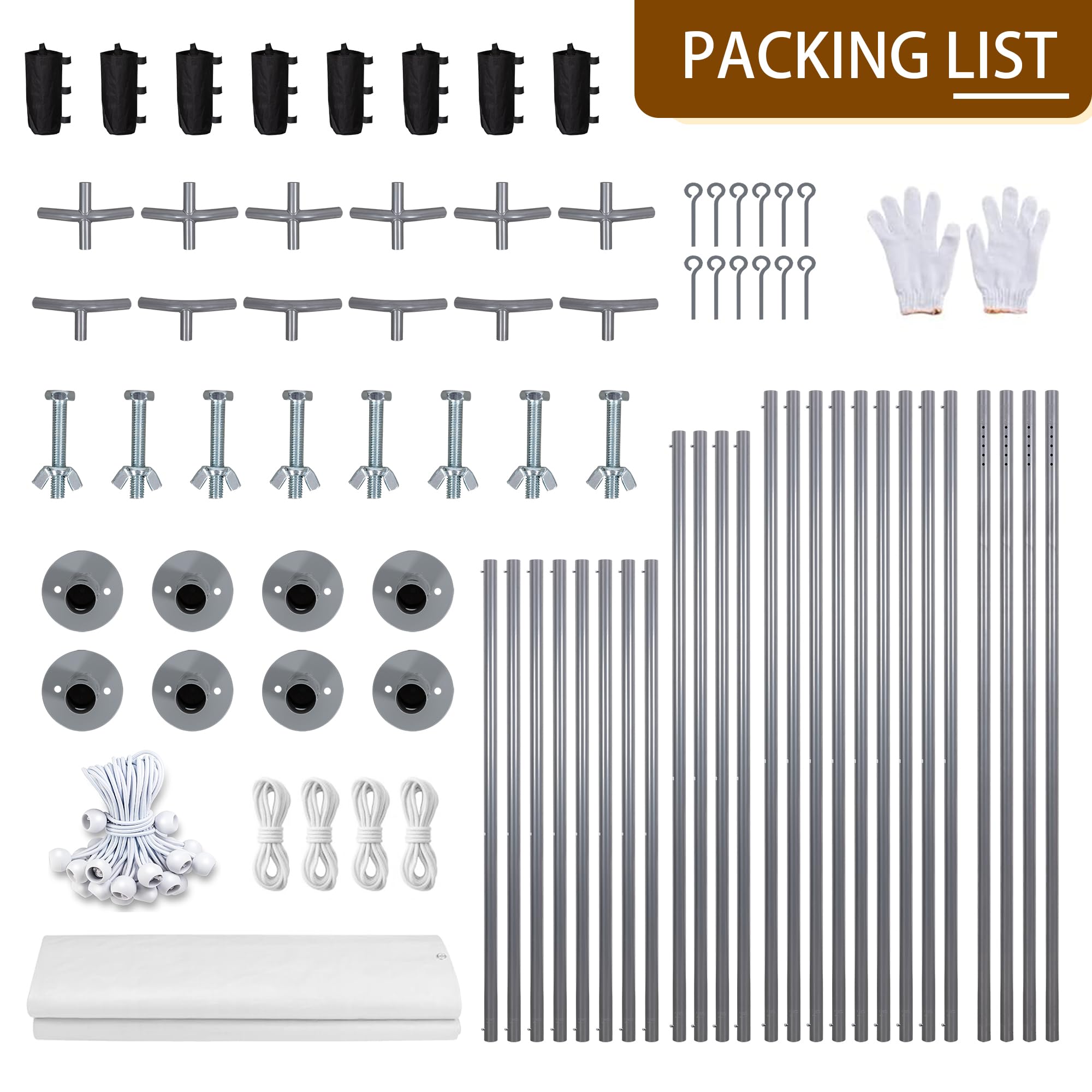 12x20 Ft Walsunny Heavy-Duty Carport