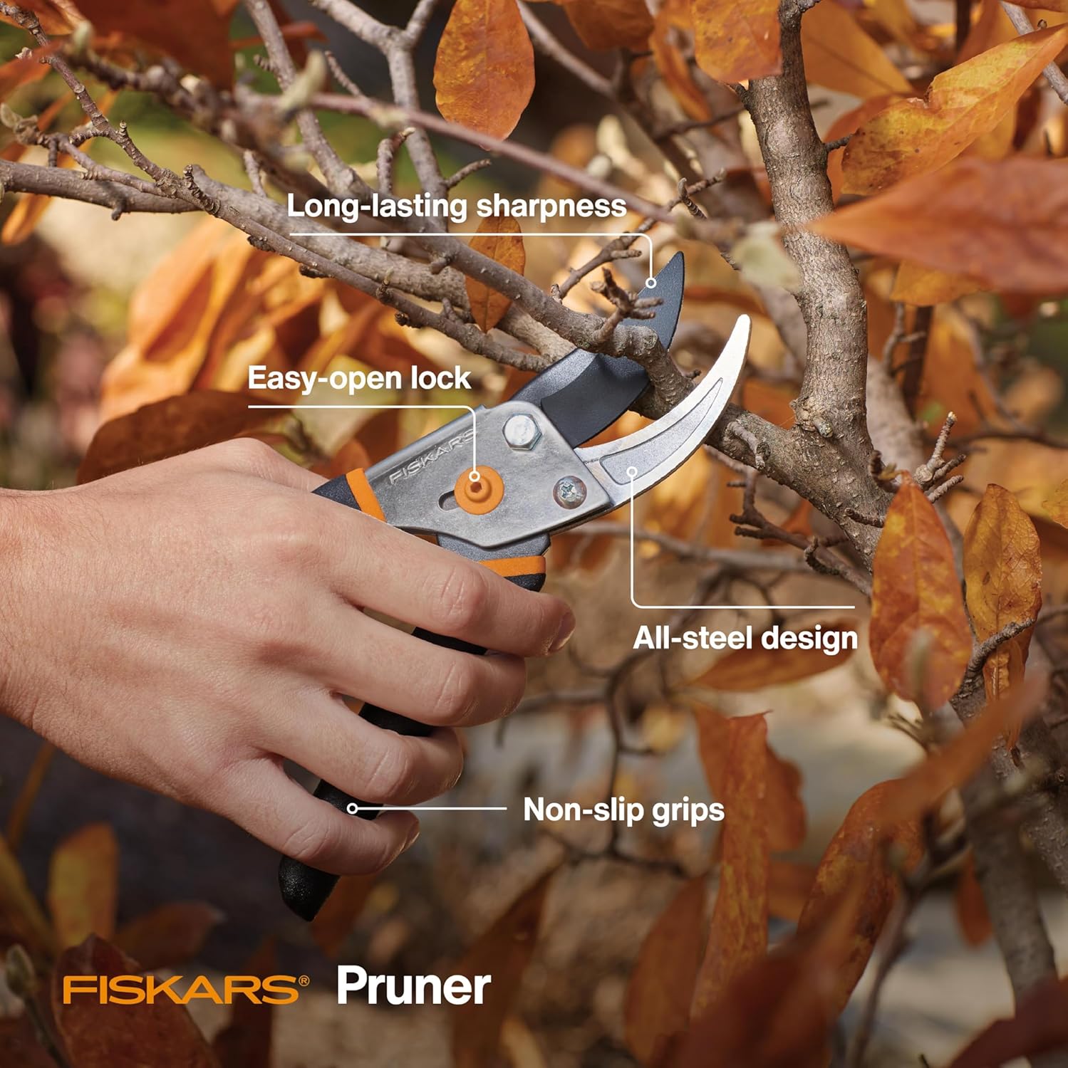 Fiskars 5/8" Bypass Pruning Shears
