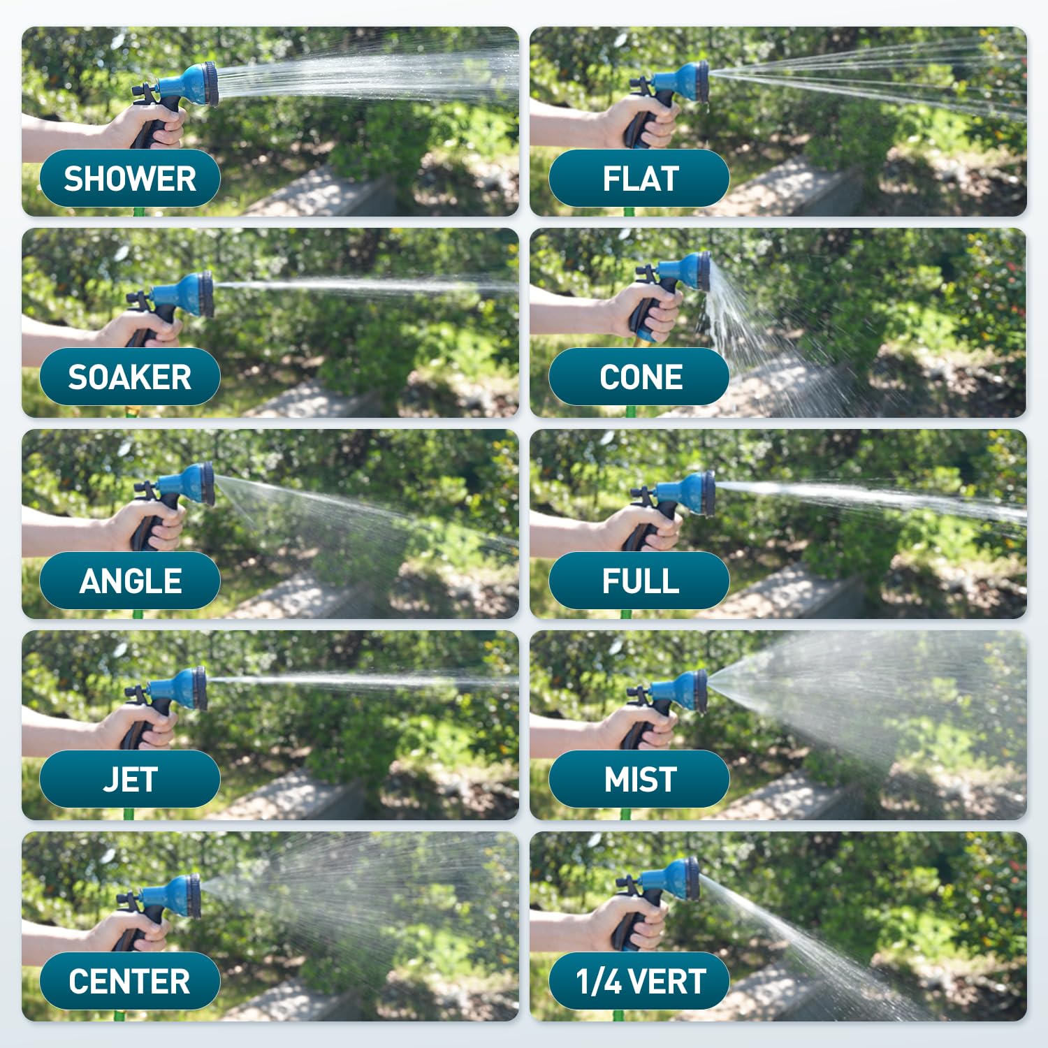 Heavy Duty Hose Nozzle Sprayer, 2 Pack