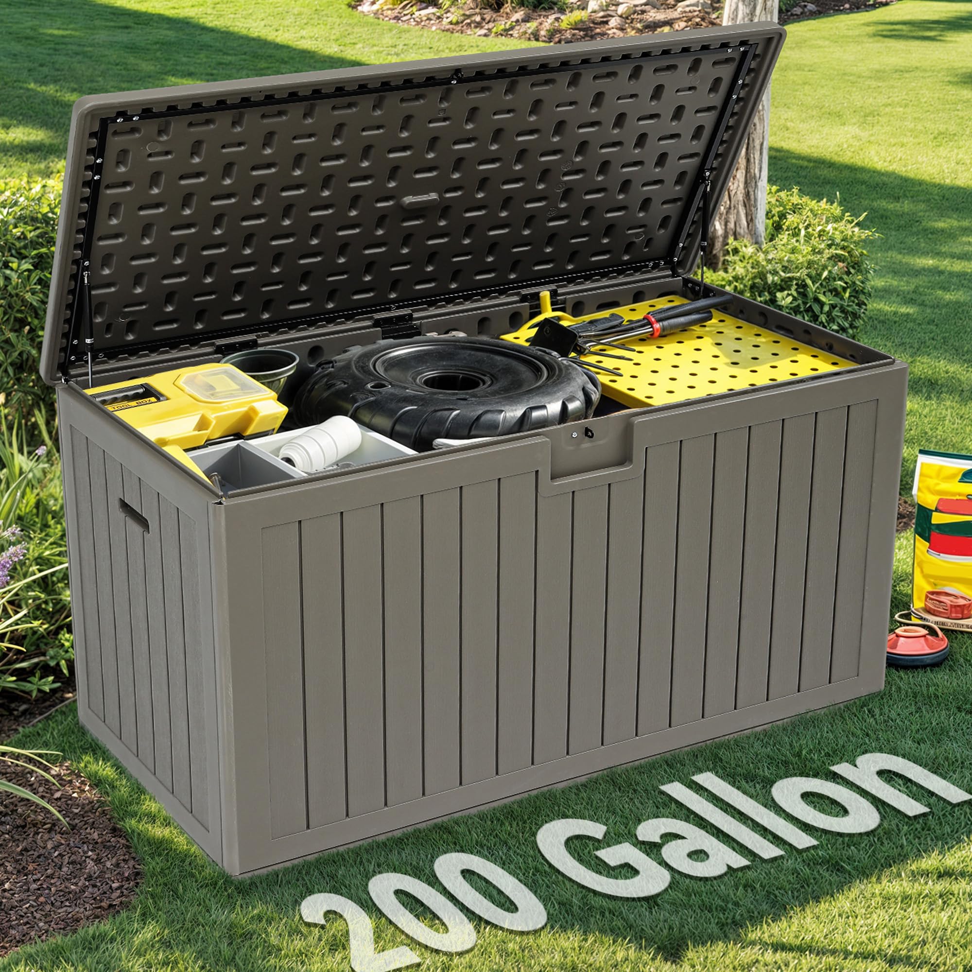 YITAHOME 260-Gallon Double-Wall Deck Box