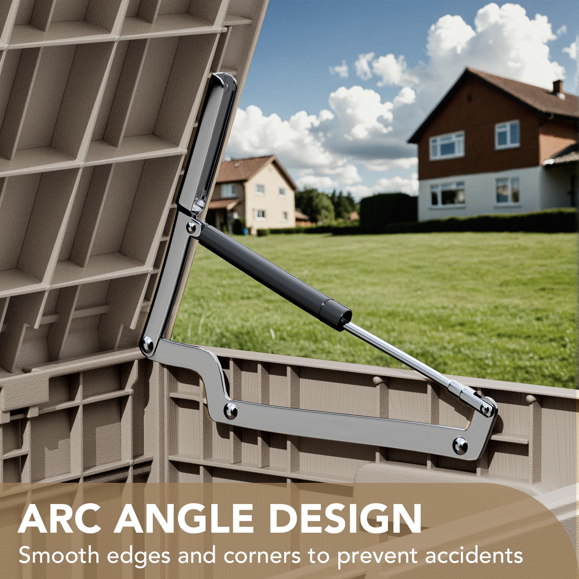 Devoko 100-Gallon Resin Deck Box