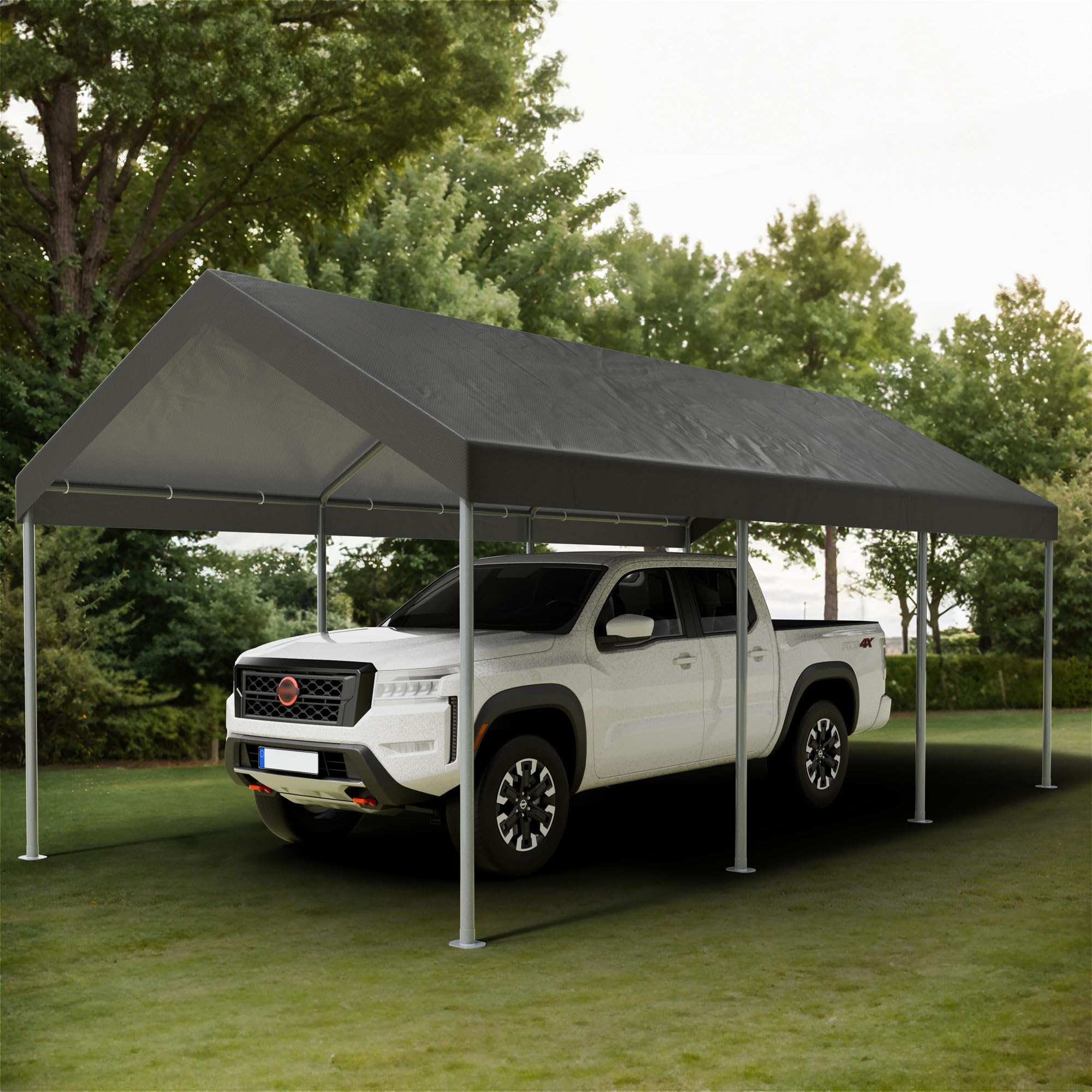 10x20 Ft Shintenchi Heavy-Duty Carport