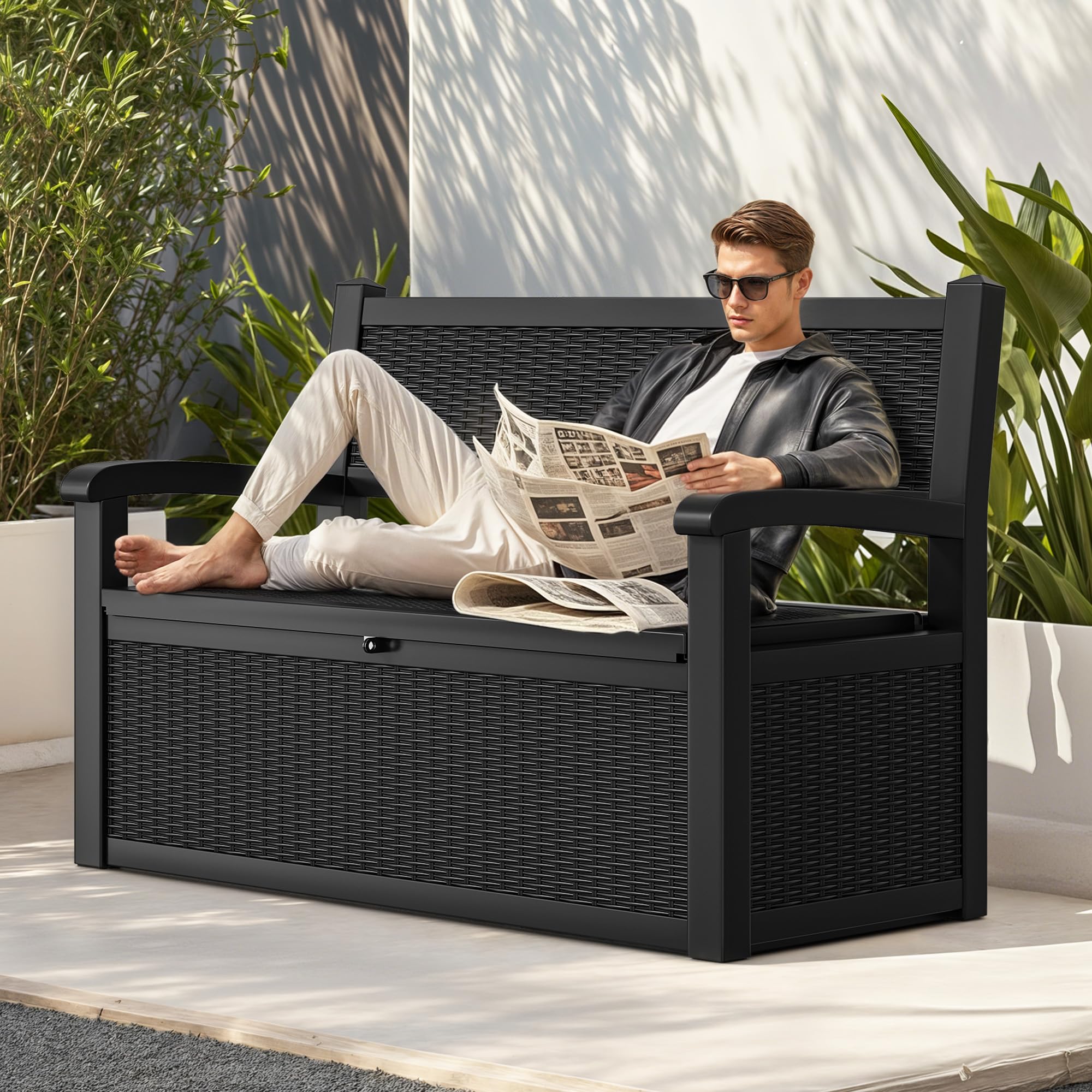 YITAHOME 260-Gallon Double-Wall Deck Box