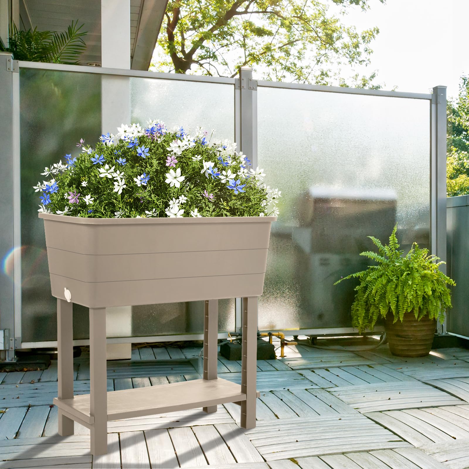 Aoodor Raised Planter Box Set of 3