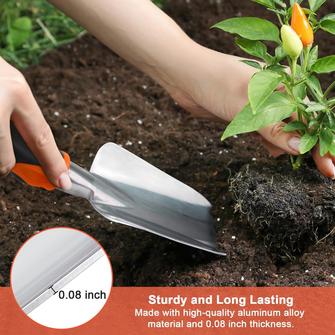 3-Piece Heavy Duty Garden Tools Set