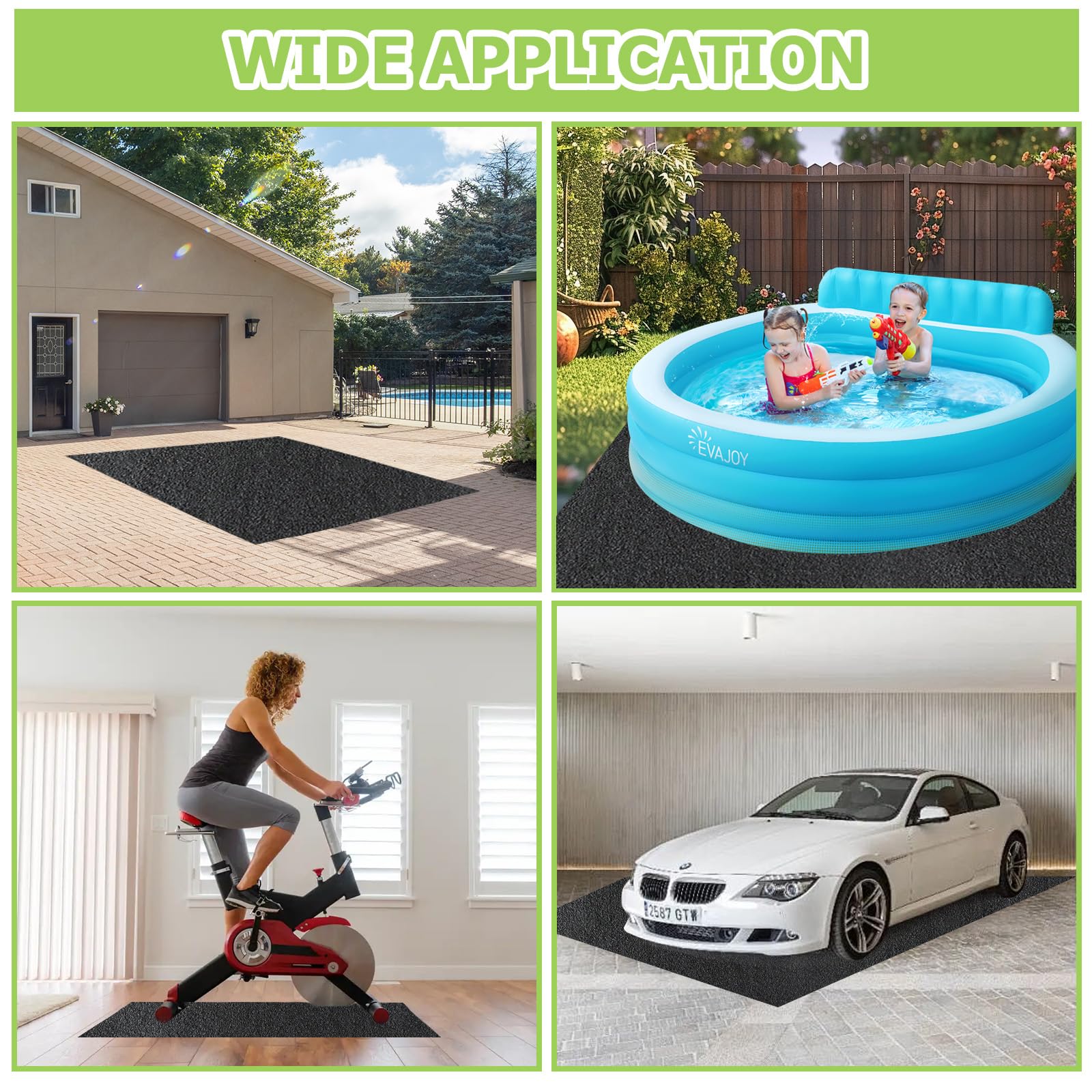 6x8 Ft Outdoor Storage Shed Floor Mat