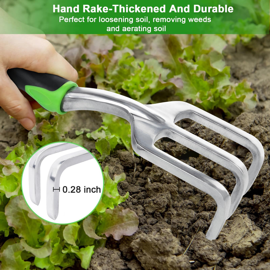 3-Piece Heavy Duty Garden Tools Set
