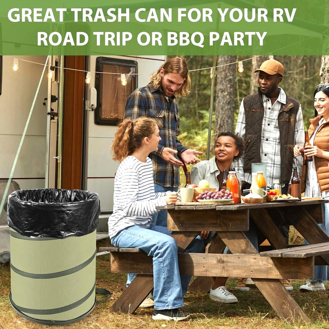 YUDI & GARDEN 45-Gallon Collapsible Garden Bag