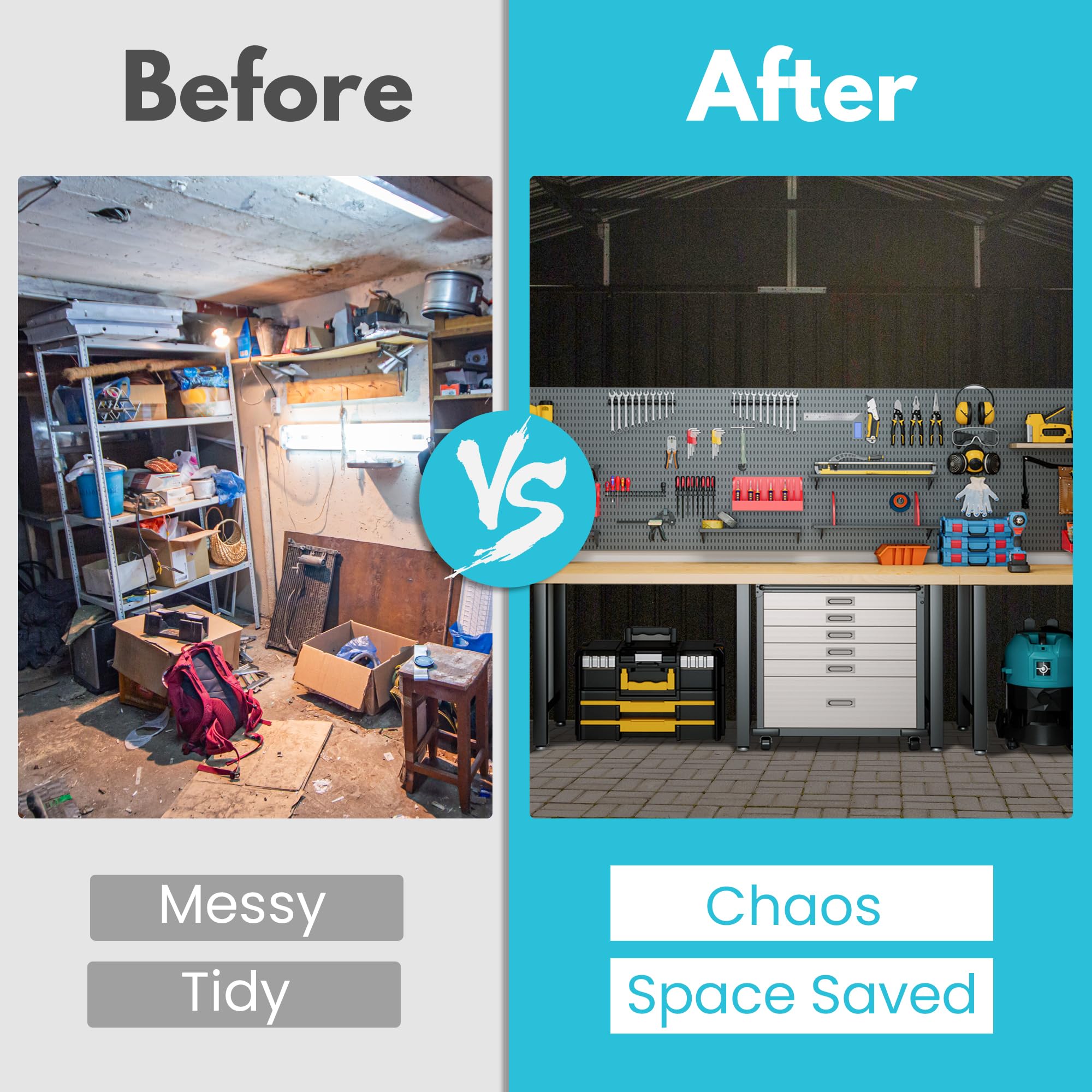 Domi 12'x25' Heavy-Duty Metal Garage Shed