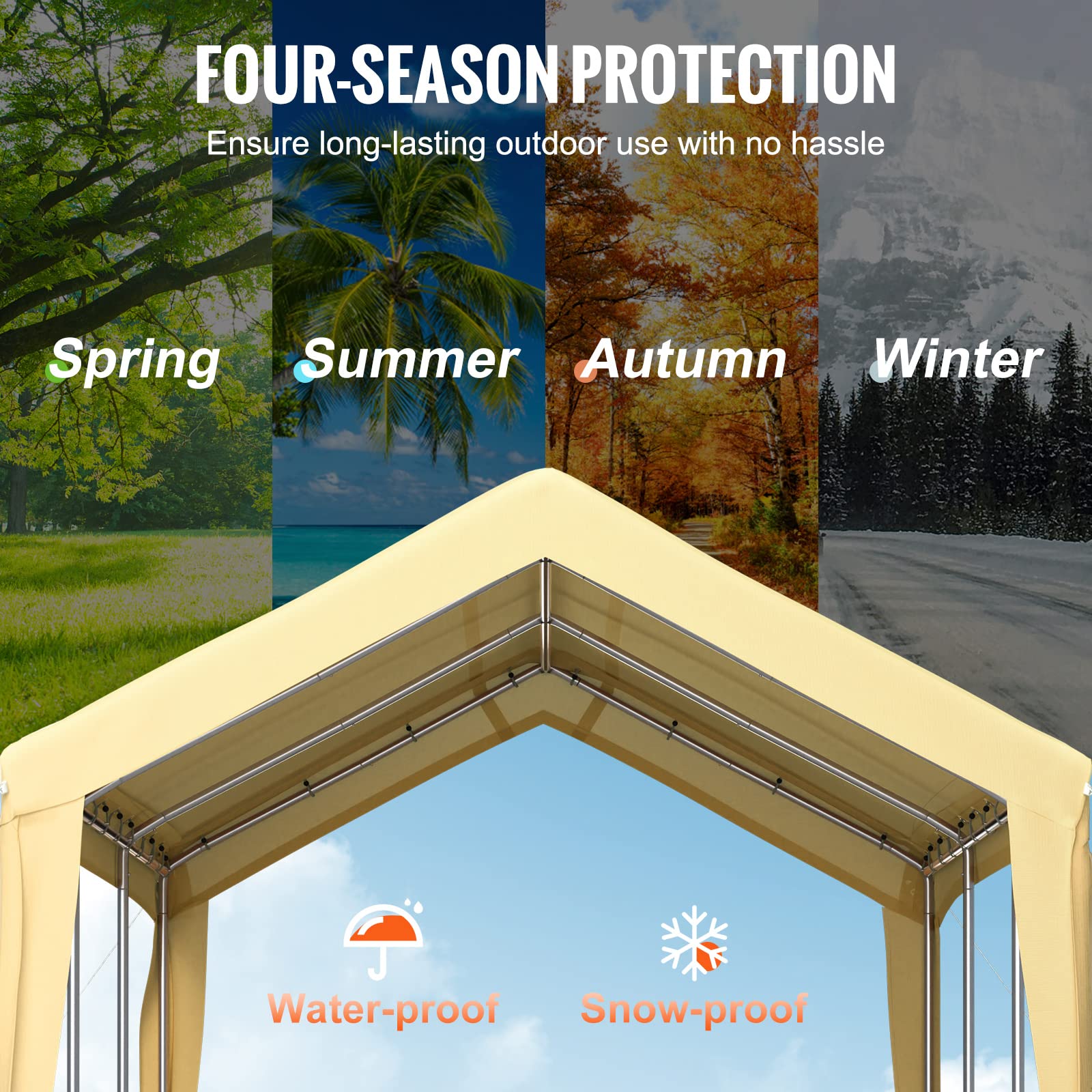 10x20 Ft VEVOR Heavy-Duty Carport