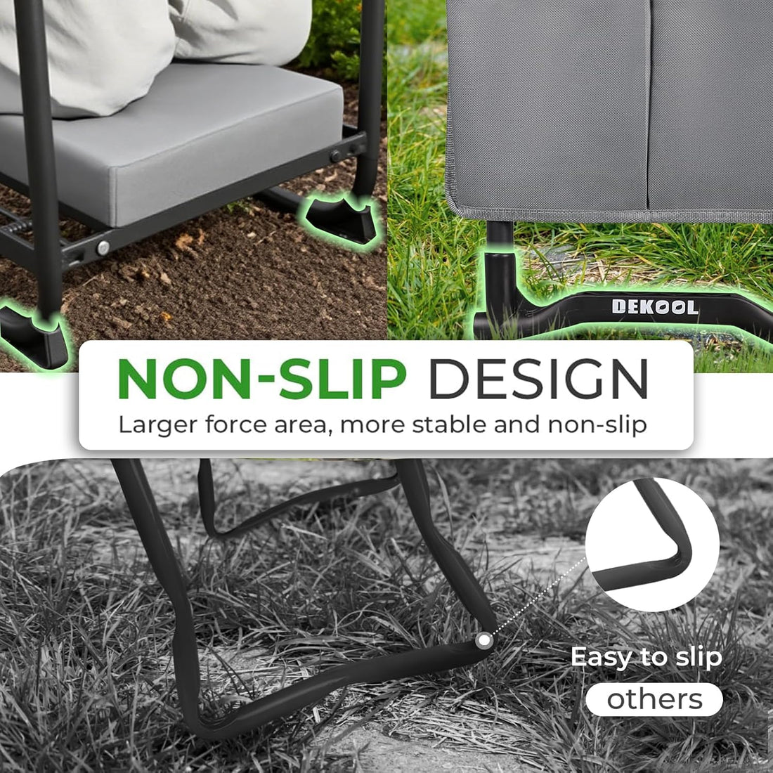 Garden Stool & Kneeler with Extra Cushion