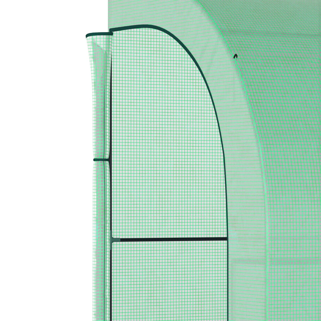 Outsunny 10'x5'x7' Lean-To Walk-in Greenhouse
