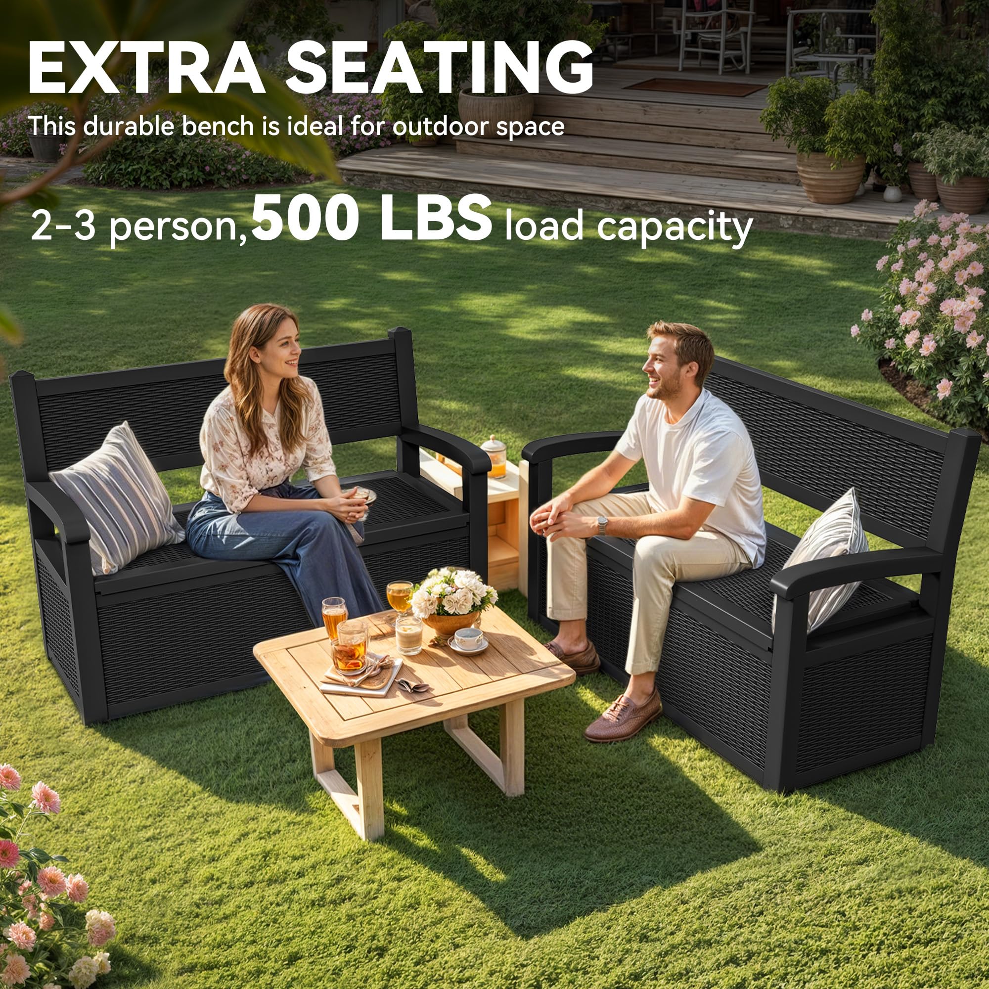 YITAHOME 260-Gallon Double-Wall Deck Box