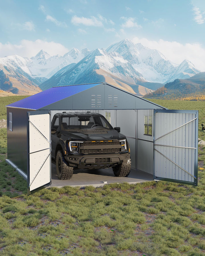 11x20x9 Ft Vertical Roof Metal Carport