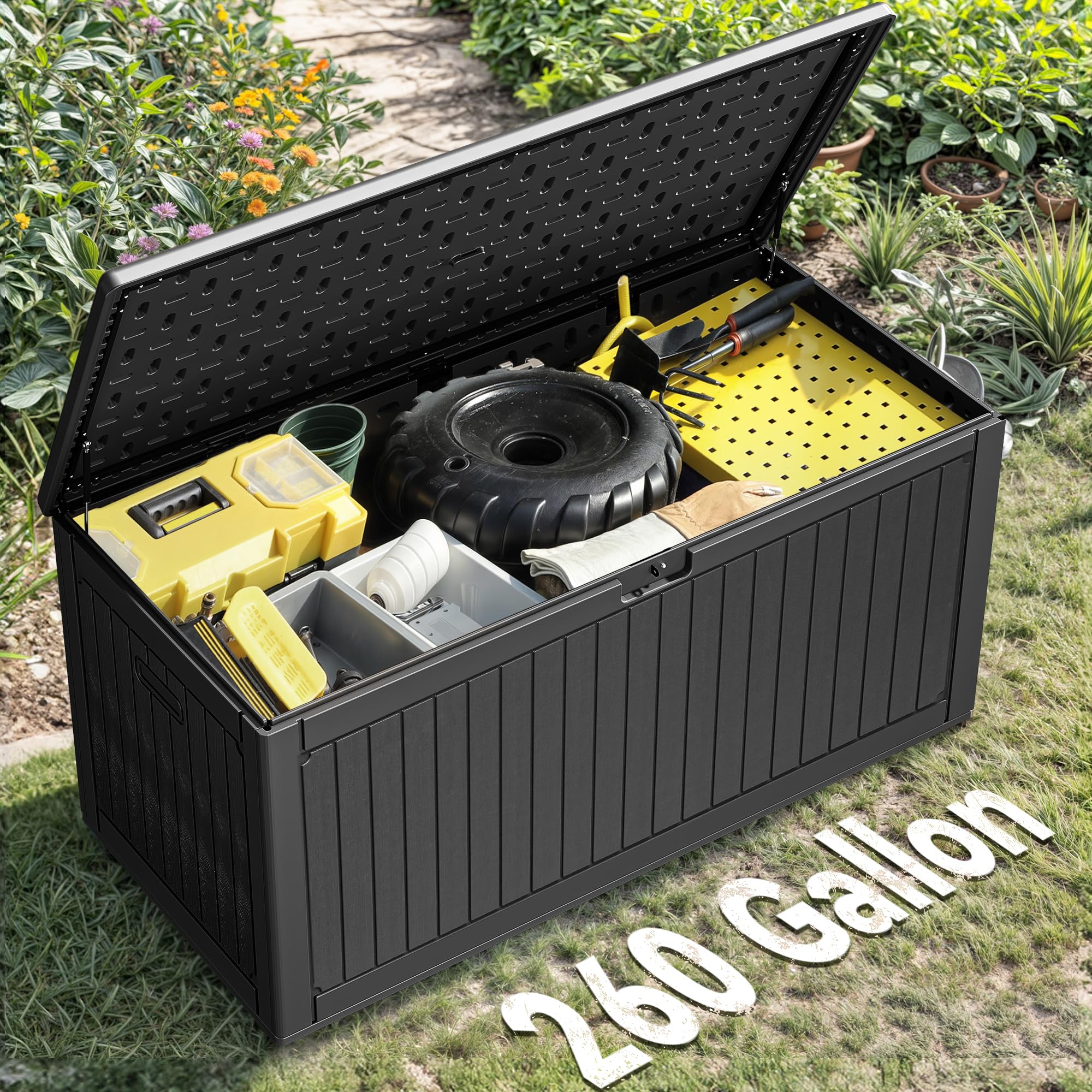 YITAHOME 260-Gallon Double-Wall Deck Box