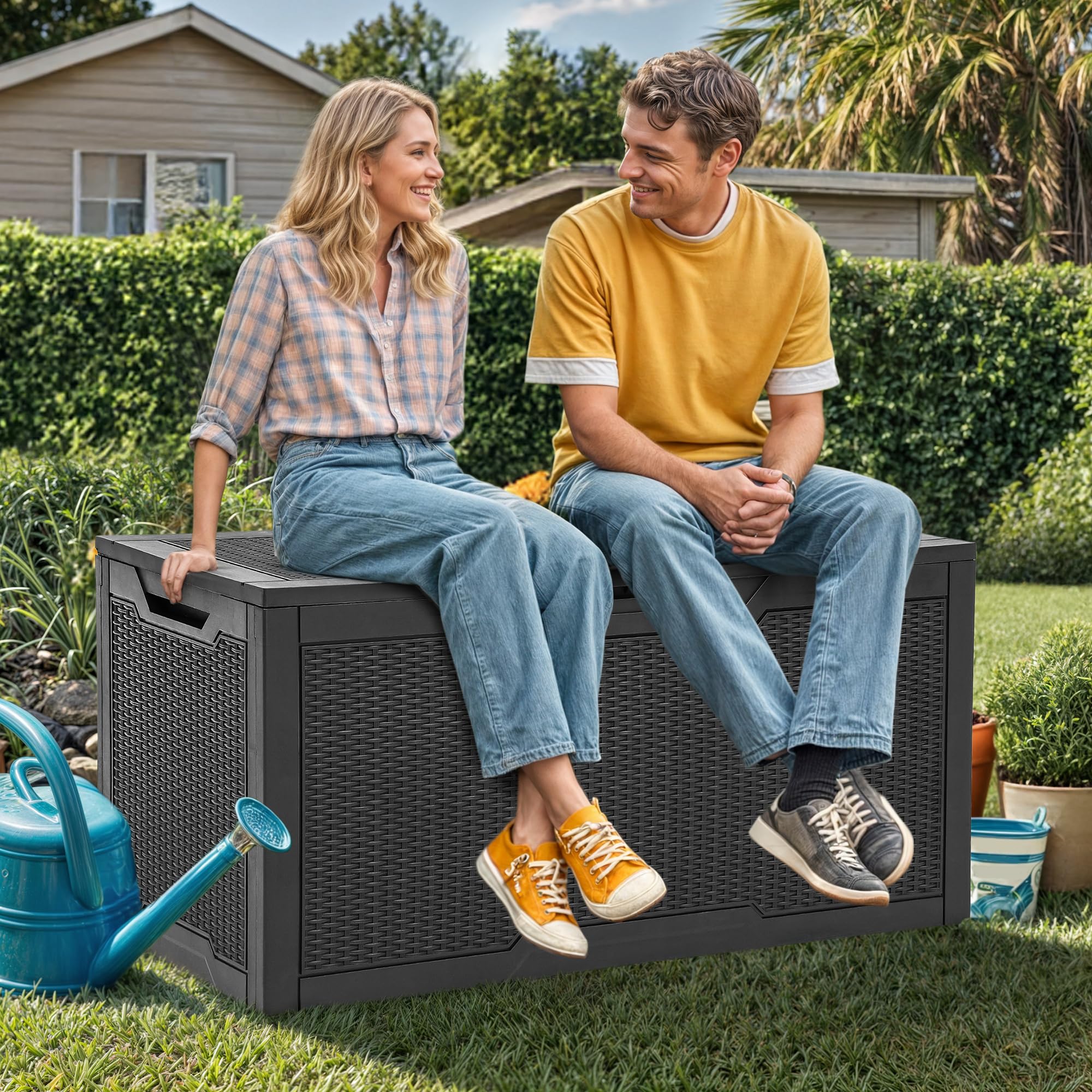 YITAHOME 260-Gallon Double-Wall Deck Box