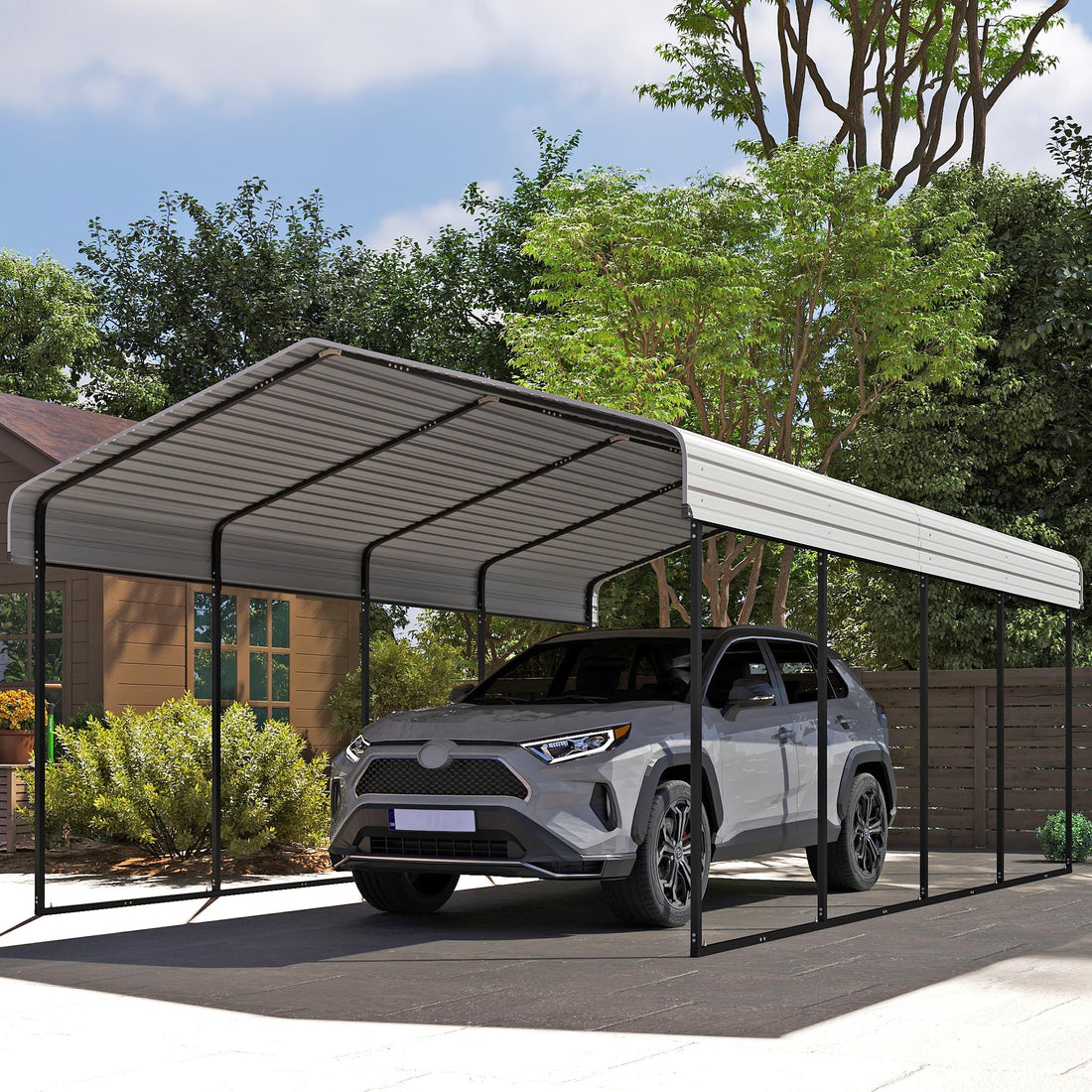 12x20 Ft Real Relax Heavy-Duty Carport