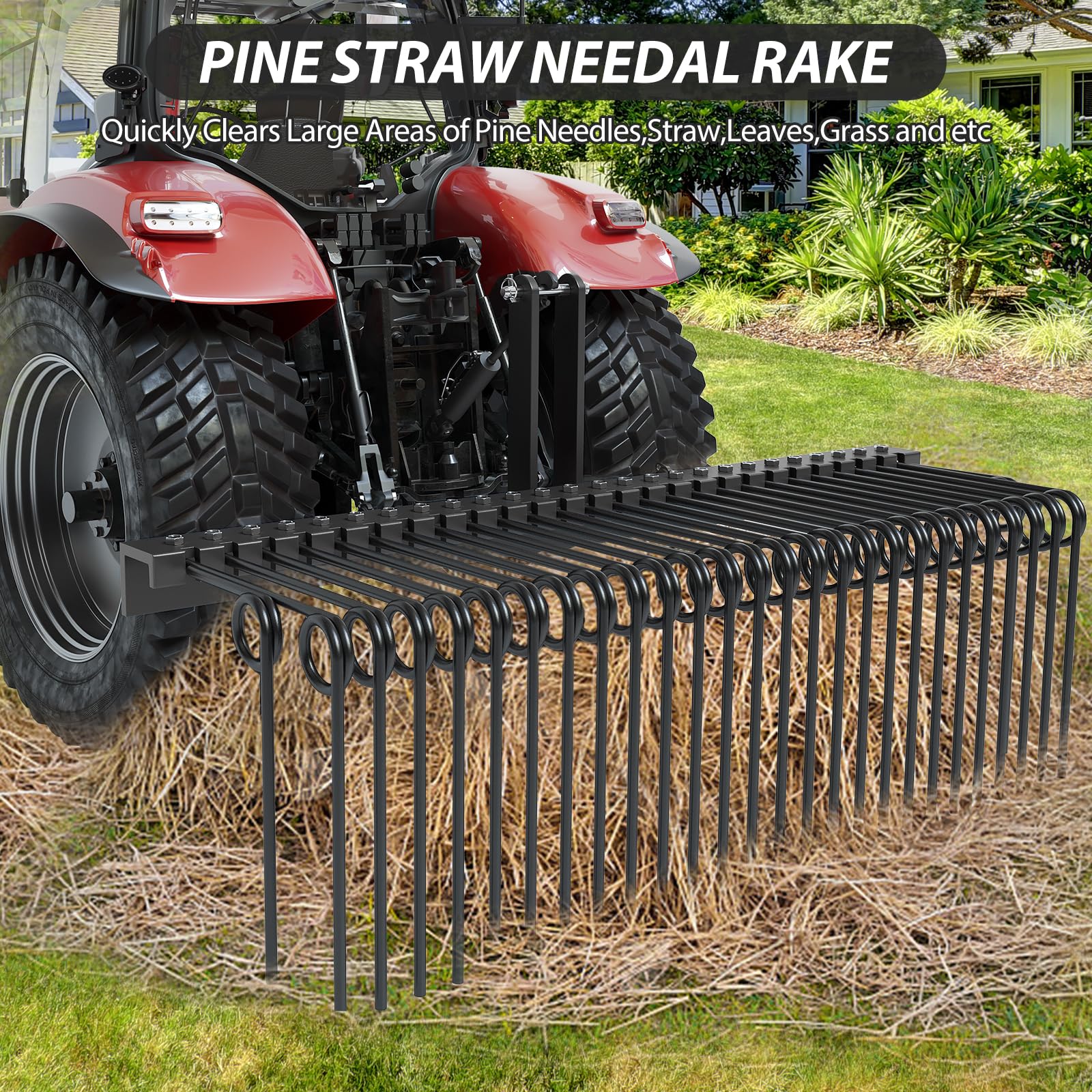 60" 3-Point Tractor Rake