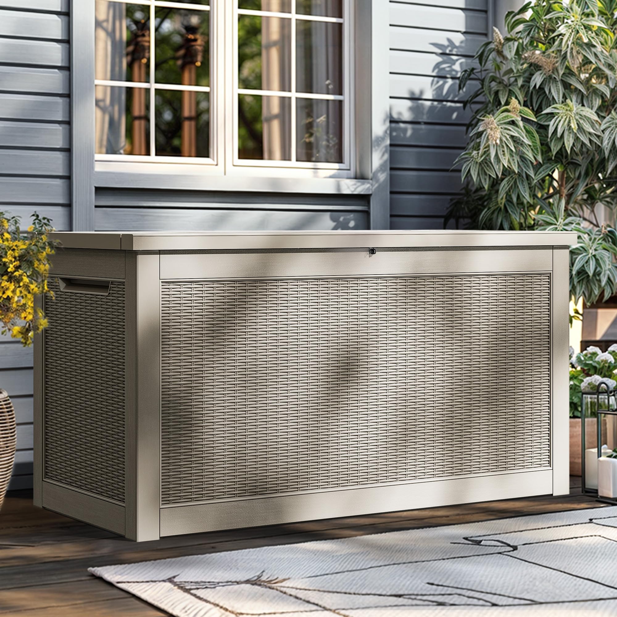 YITAHOME 260-Gallon Double-Wall Deck Box