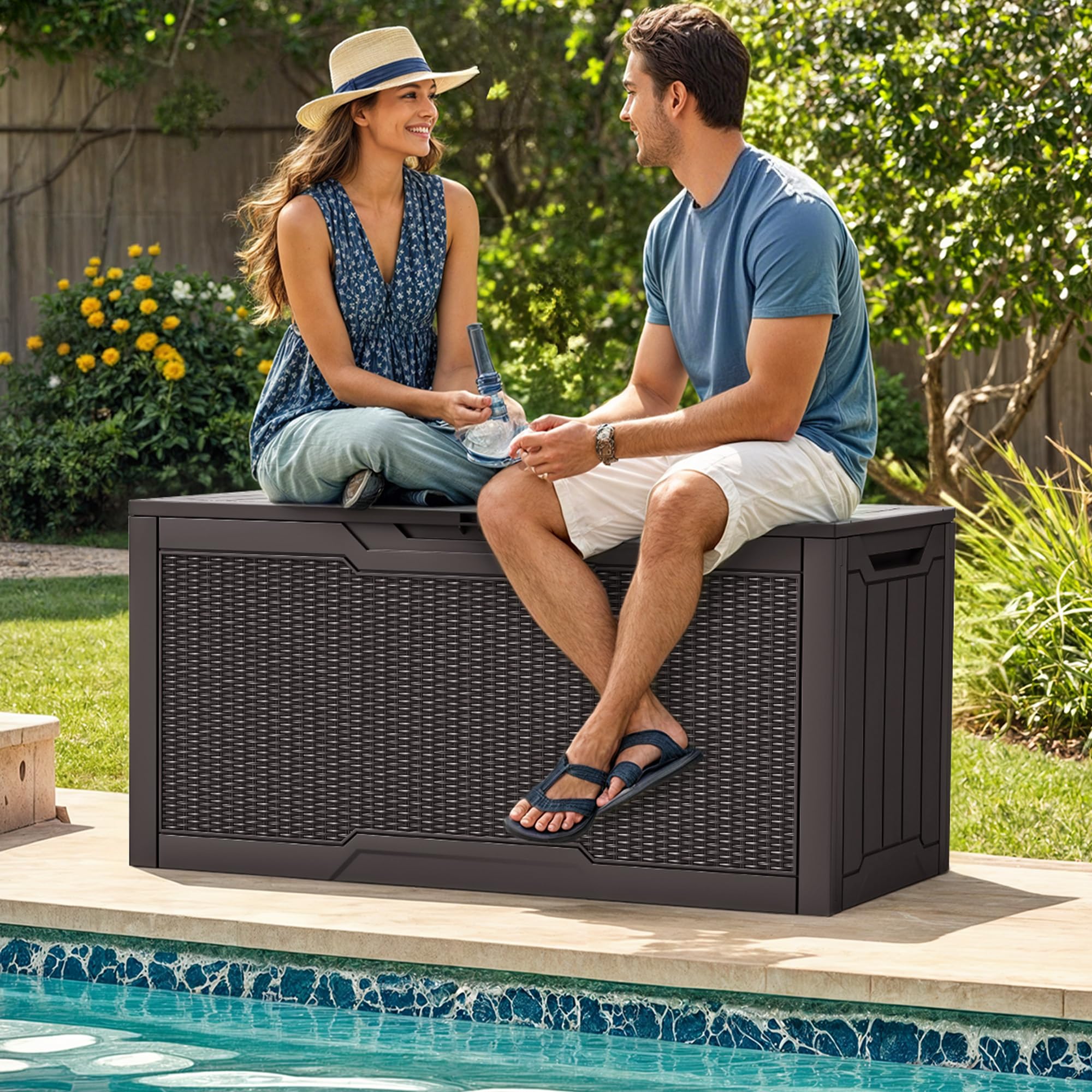 YITAHOME 260-Gallon Double-Wall Deck Box
